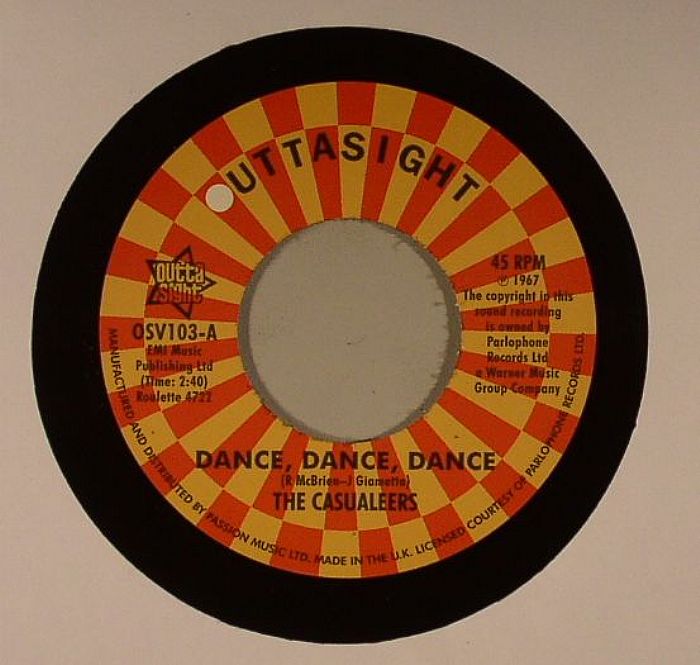 The Casualeers | Chuck Wood – Dance Dance Dance vinyl cover