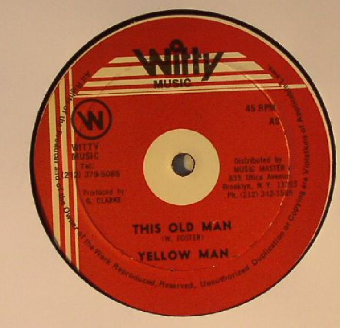 Yellow Man This Old Man (warehouse find: slight sleeve wear)