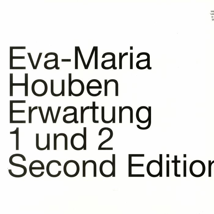 Eva Maria Houben Erwartung 1 Und 2