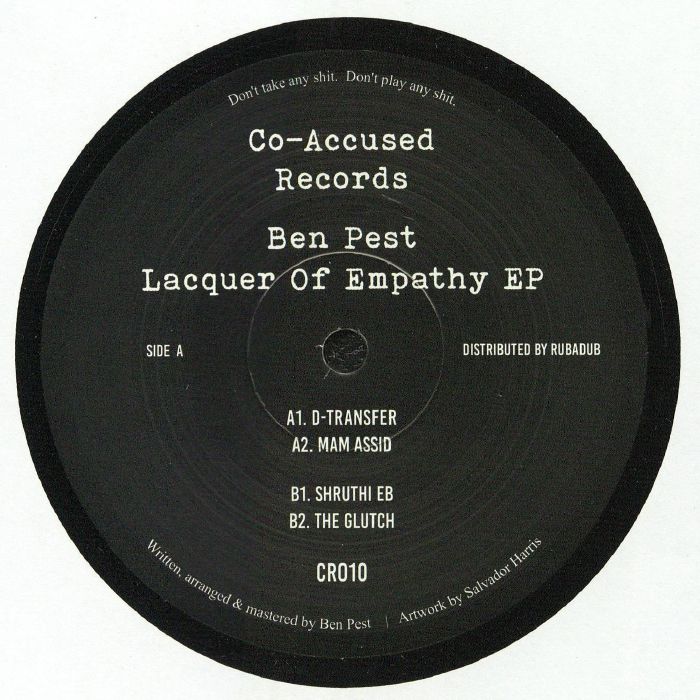 Ben Pest – Lacquer Of Empathy EP vinyl cover