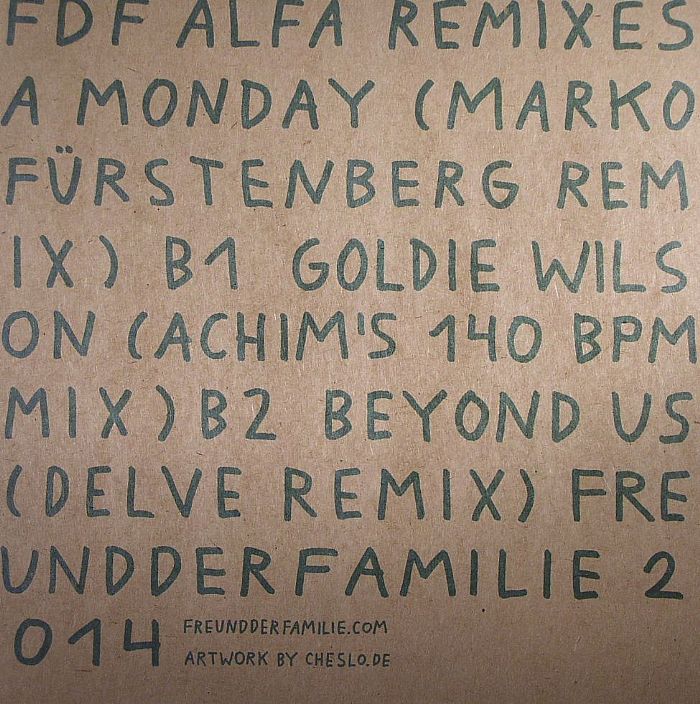 Freund Der Familie Alfa Remixes  2