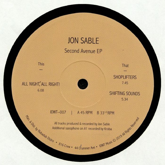 Jon Sable Second Avenue EP