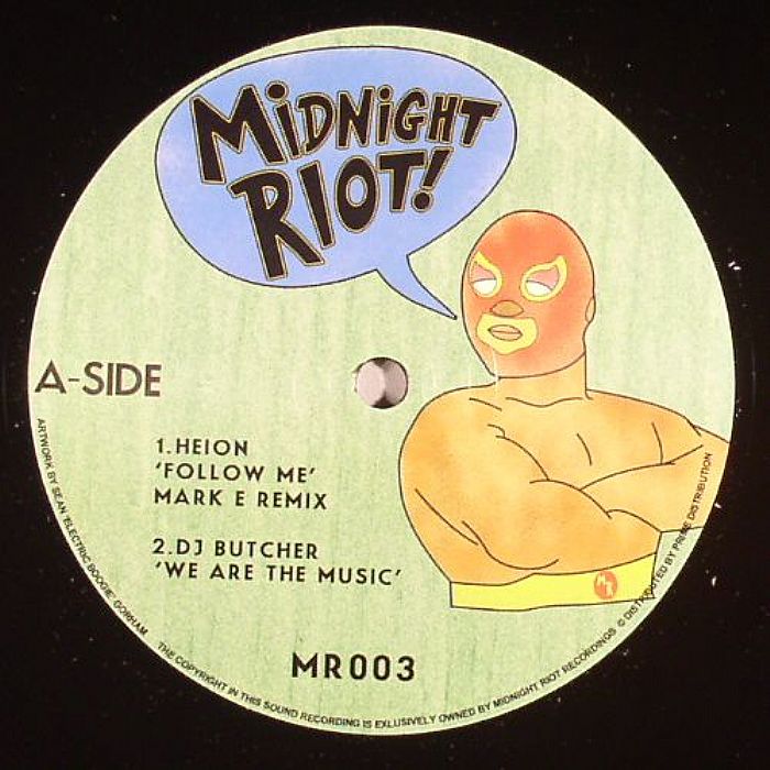 Heion | DJ Butcher | Rayko | Sleazy Mcqueen – Midnight Riot Volume 3 vinyl cover
