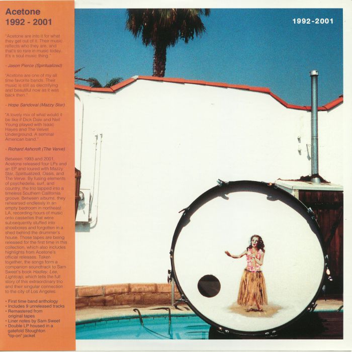 Acetone – 1992 2001 vinyl cover
