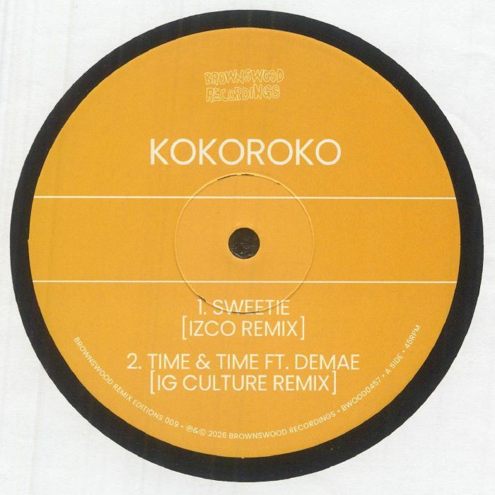 Kokoroko – Brownswood Remix Editions 009 vinyl cover