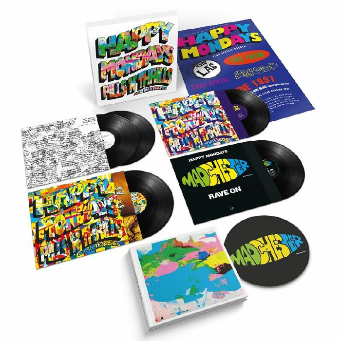 Happy Mondays – Pills 'n' Thrills & Bellyaches vinyl cover