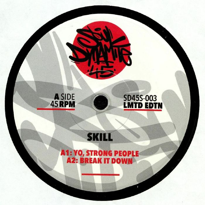 Skill – Yo Strong People vinyl cover