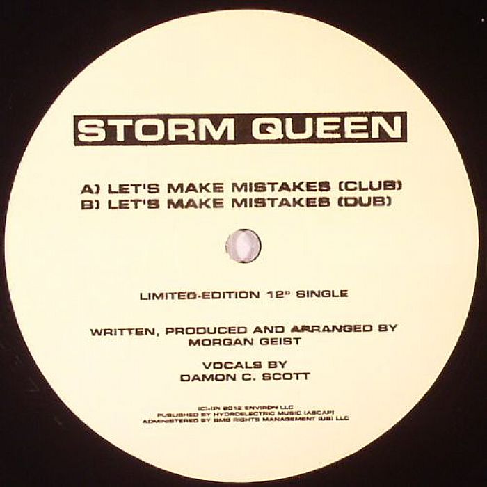 Storm Queen Aka Morgan Geist Lets Make Mistakes