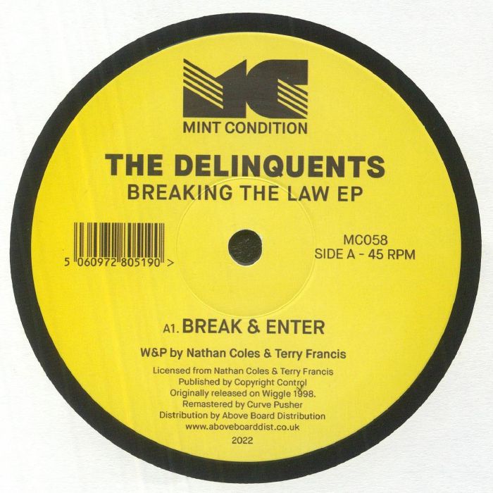 The Delinquents Breaking The Law EP