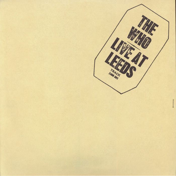 The Who – Live At Leeds vinyl cover