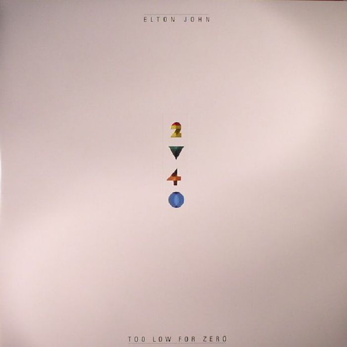 Elton John Too Low For Zero (reissue)