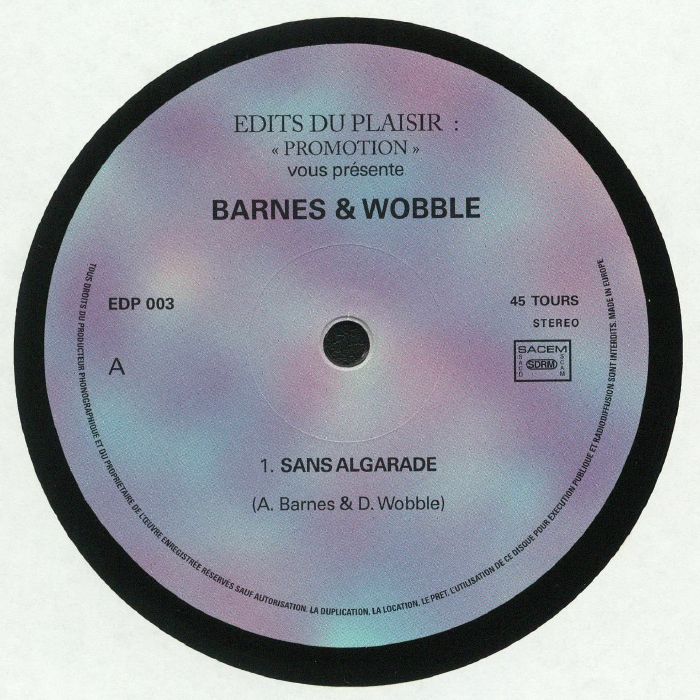 Barnes and Wobble Sans Algarade