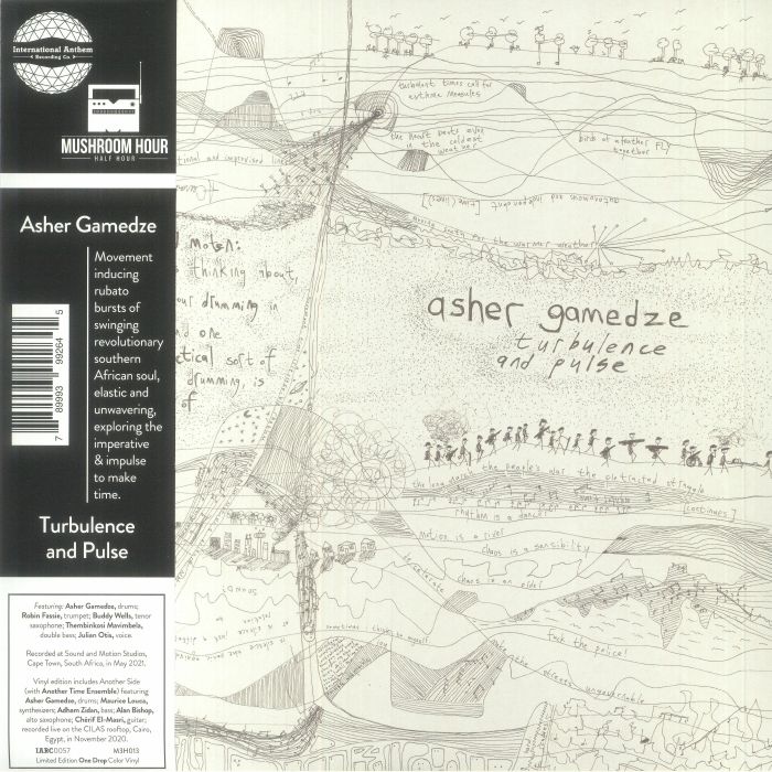 Asher Gamedze – Turbulence and Pulse vinyl cover