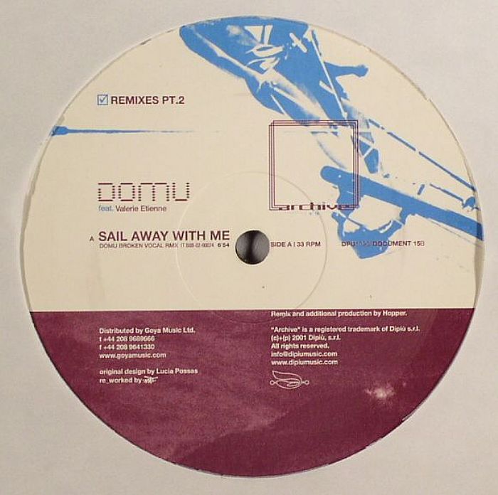 Domu Sail Away With Me (remixes part 2)