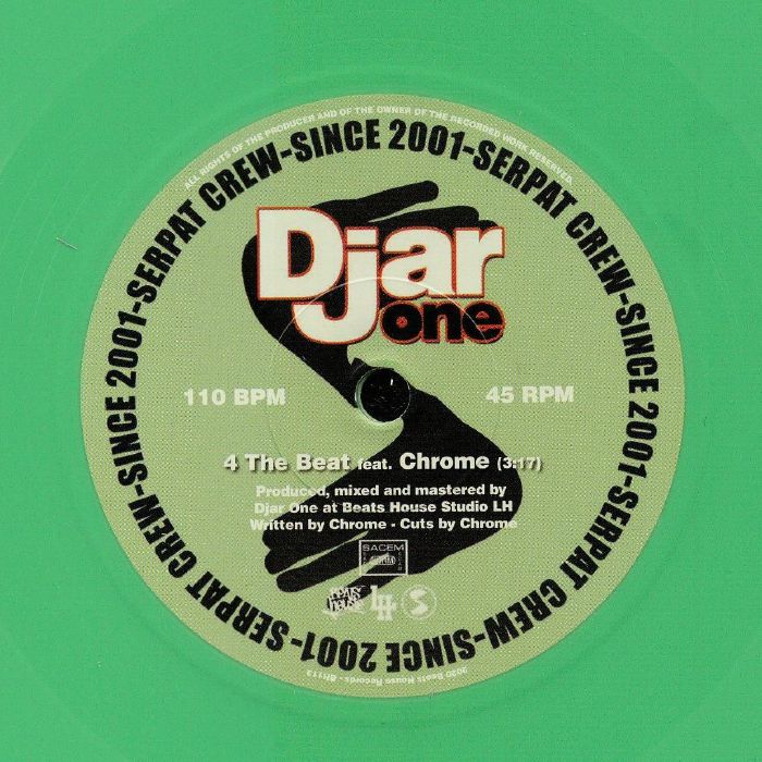Djar One – 4 The Beat vinyl cover