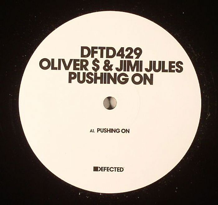Oliver $ | Jimi Jules – Pushing On vinyl cover