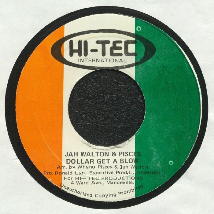 Jah Walton | Pisces Dollar Get A Blow (warehouse find, slight sleeve wear)