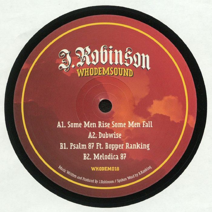 J Robinson – WhoDemSound vinyl cover