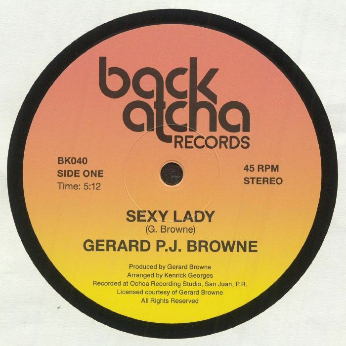 Gerard Pj Browne Vinyl