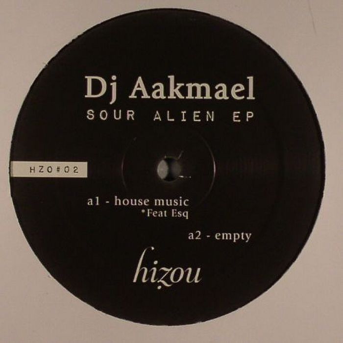 DJ Aakmael – Sour Alien EP vinyl cover