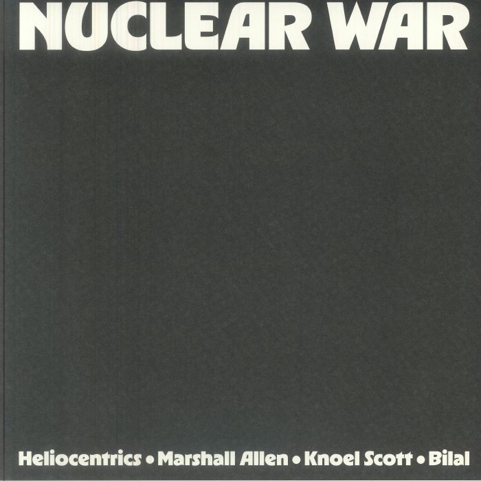 The Heliocentrics | Marshall Allen | Knoel Scott | Bilal – Nuclear War (Record Store Day RSD 2026) vinyl cover