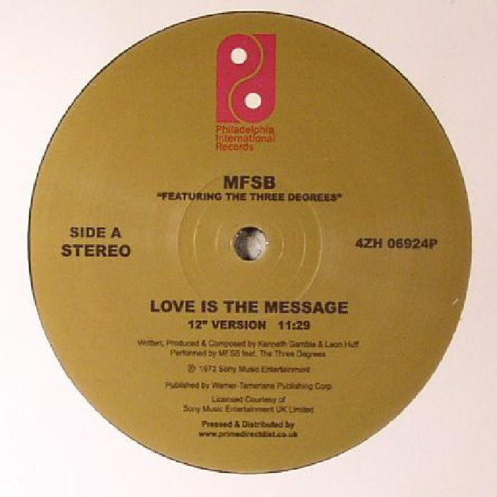 Mfsb | The Three Degrees Love Is The Message