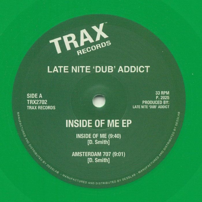 Late Nite 'Dub' Addict – Inside Of Me EP vinyl cover