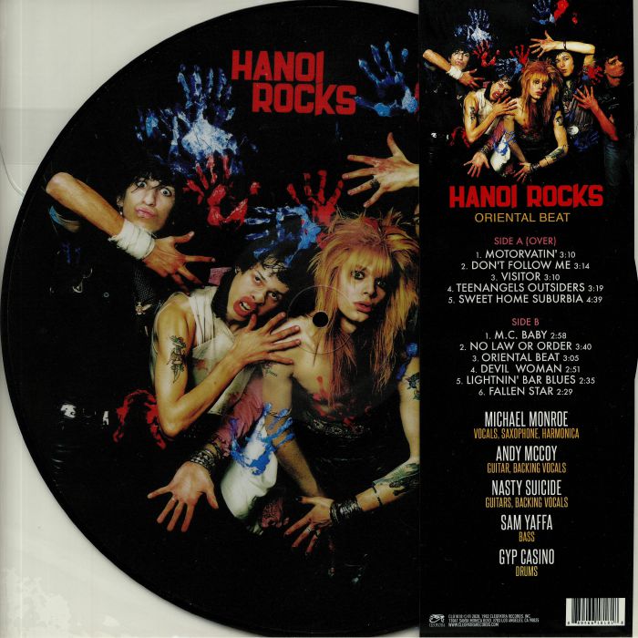 Hanoi Rocks – Oriental Beat vinyl cover