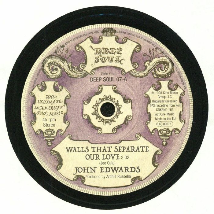 John Edwards | Loleatta Holloway Walls That Separate Our Love