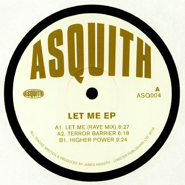 Asquith – Let Me EP vinyl cover