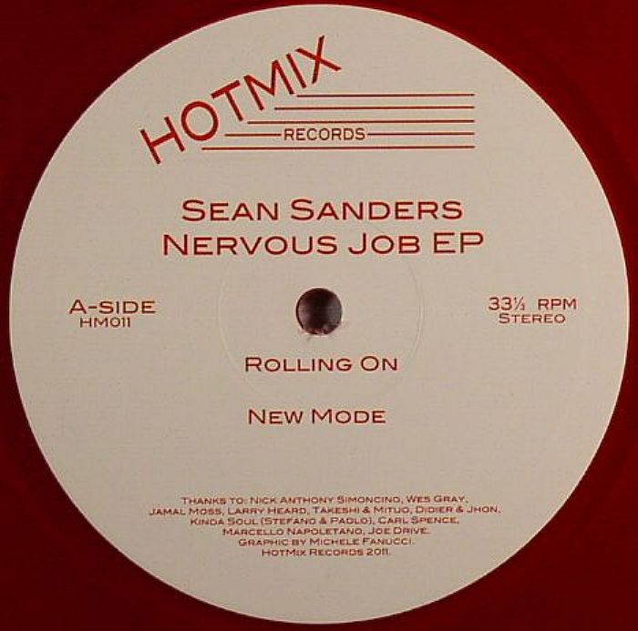 Sean Sanders Nervous Job EP