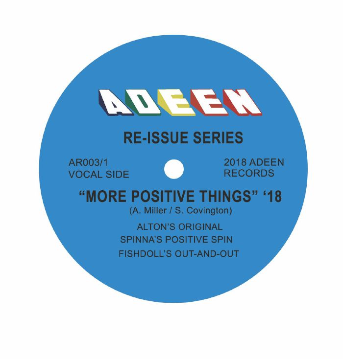 Alton Miller More Positive Things (DJ Spinna, Fishdoll mixes)