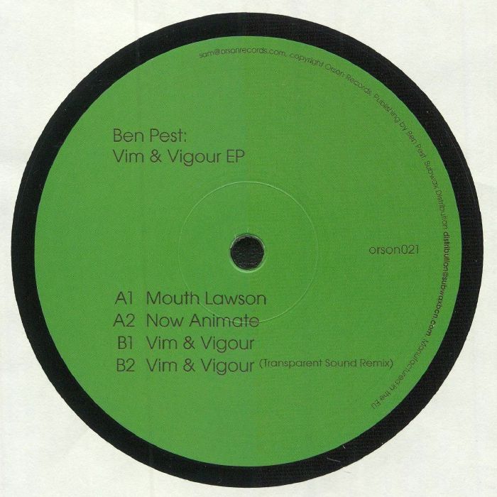 Ben Pest Vim and Vigour EP