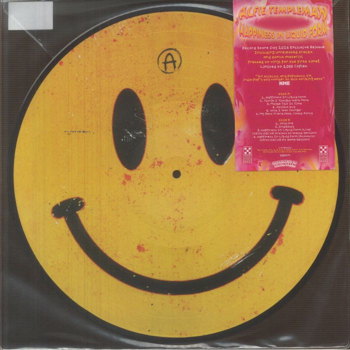 Alfie Templeman – Happiness In Liquid Form (Record Store Day RSD 2026) vinyl cover