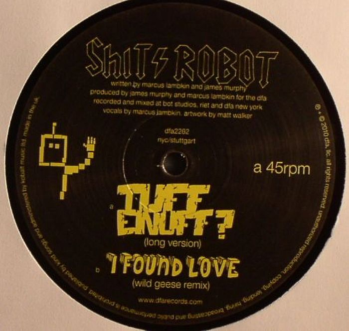 Shit Robot – Tuff Enuff vinyl cover