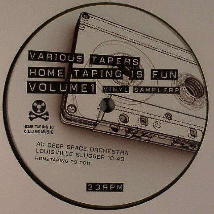 Deep Space Orchestra | Andy Ash | Nicholas – Hometaping Is Fun Volume 1 Vinyl Sampler 2 vinyl cover