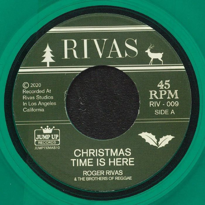 Roger Rivas | The Brothers Of Reggae – Christmas Time Is Here vinyl cover