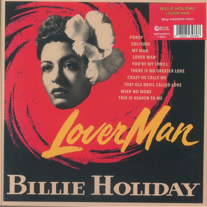 Billie Holiday – Lover Man vinyl cover