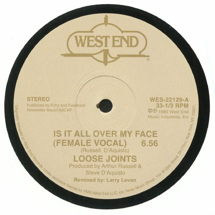 Loose Joints Is It All Over My Face (stereo) (remastered)