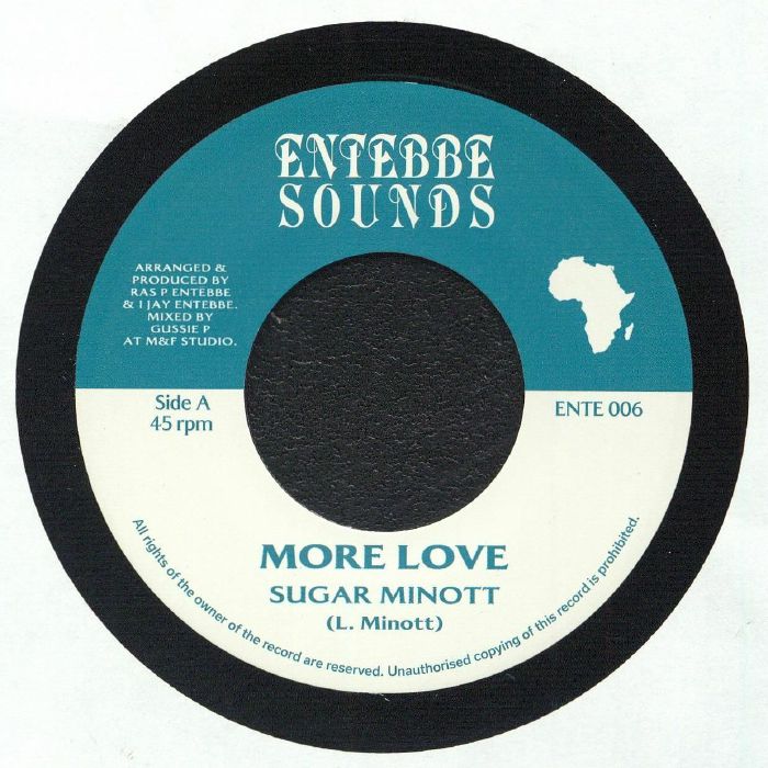 Sugar Minott | Entebbe Sound – More Love vinyl cover