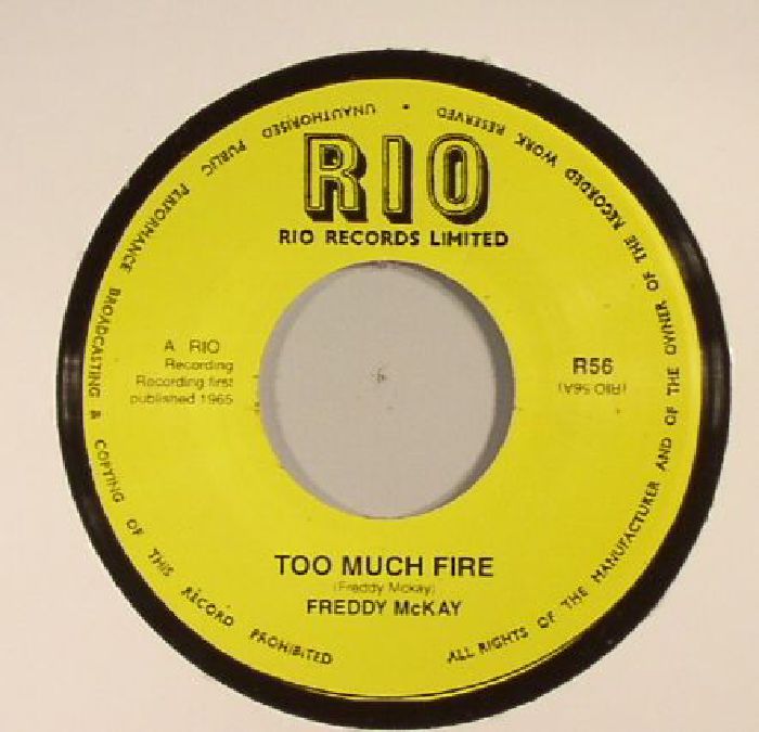 Freddy Mckay | Rhythm Rulers Too Much Fire