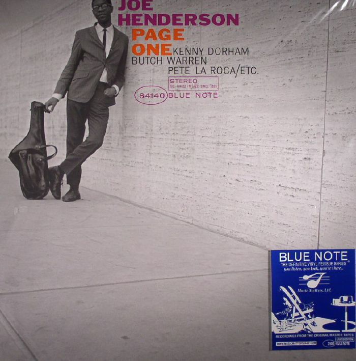 Joe Henderson – Page One (remastered) vinyl cover