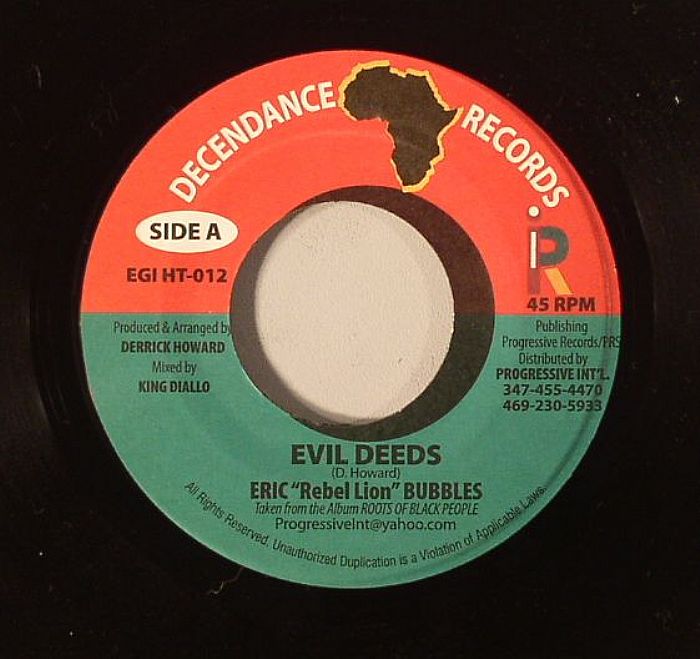 Eric Rebel Lion Bubbles | Decendance All Stars Evil Deeds