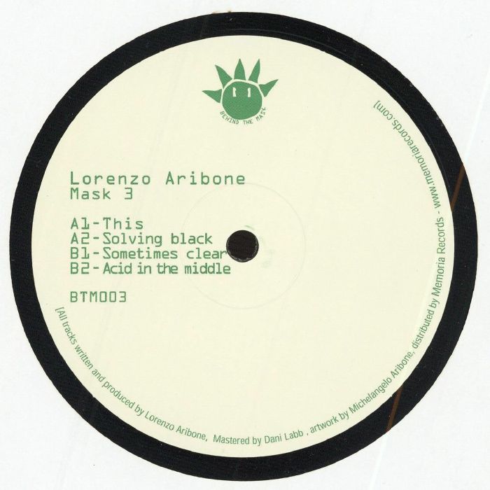 Lorenzo Aribone – Mask 3 vinyl cover