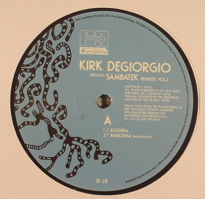 Kirk Degiorgio Sambatek Remixes Vol 2