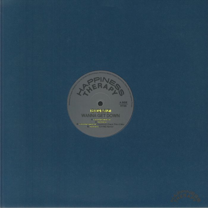 Big Miz – Wanna Get Down vinyl cover