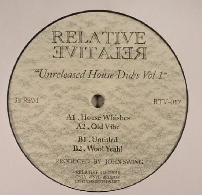 John Swing Unreleased House Dubs Vol 1