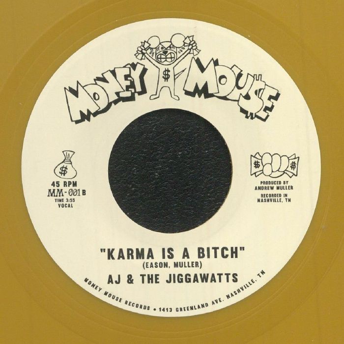 Aj and The Jiggawatts – Wrong Step vinyl cover