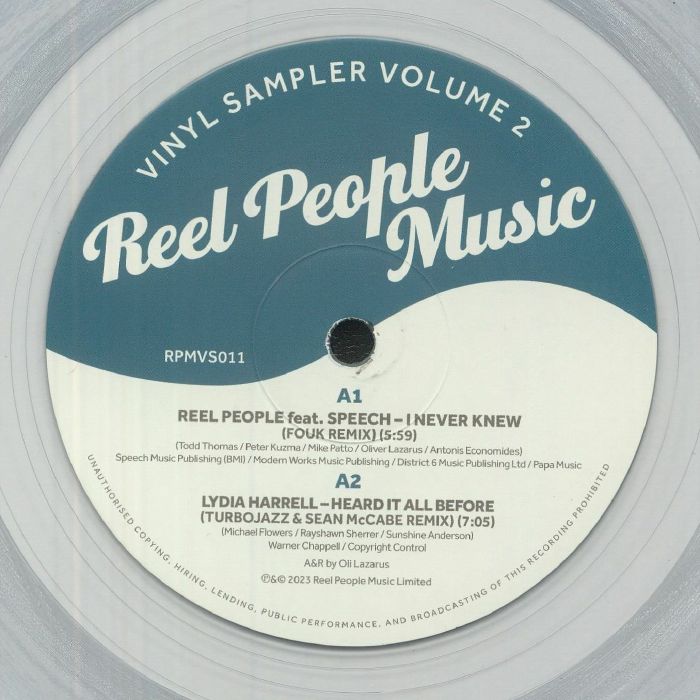 Reel People | Lydia Harrell | The Layabouts | Imaani Vinyl Sampler Volume 2