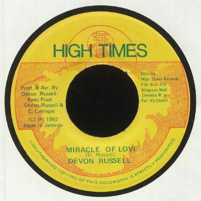 Devon Russell | High Times Players Miracle Of Love (warehouse find)